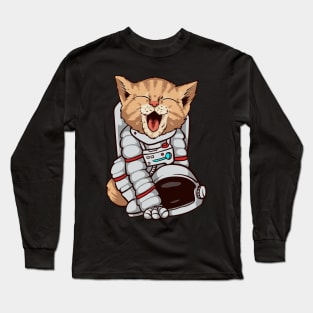 Cat astronaut Long Sleeve T-Shirt